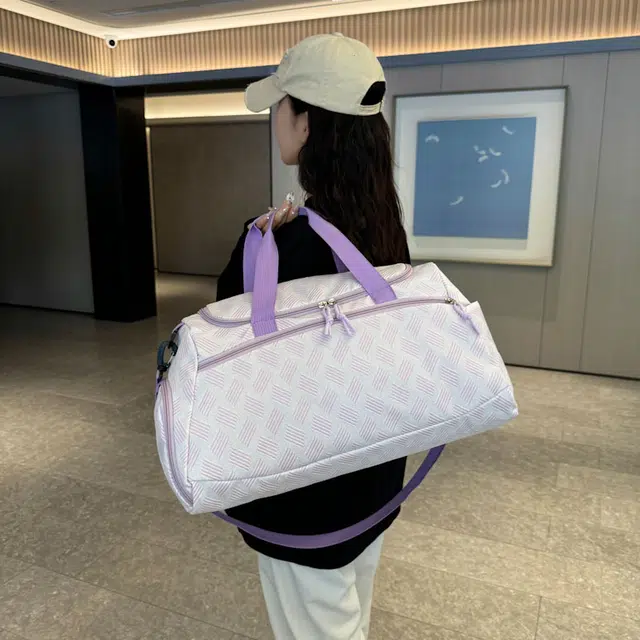 雅鹿 可套拉杆大容量运动健身瑜伽轻便收纳袋住宿 尼龙 单肩包旅行包手提包 男女同款情侣款 多色