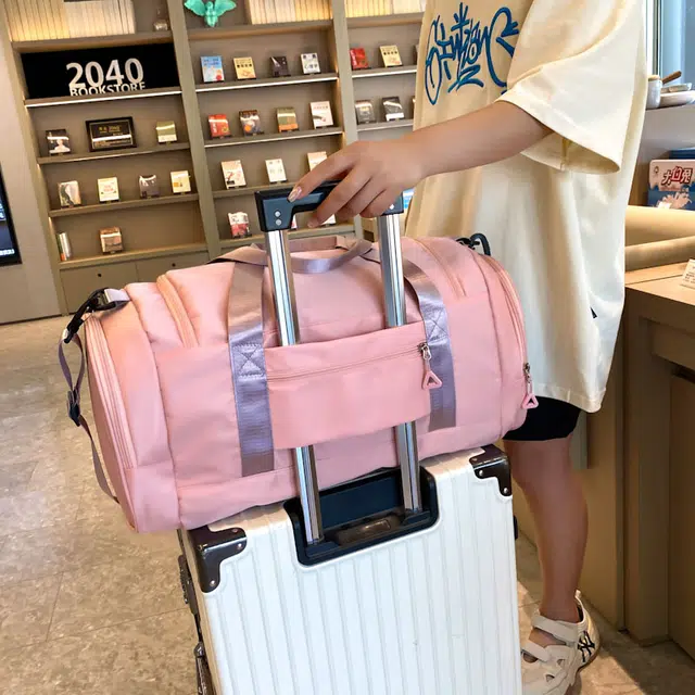 雅鹿 双肩背包可扩容可套拉杆箱轻便时尚旅游背包高档待产包 牛津布 单肩旅行包 男女同款情侣款 多色