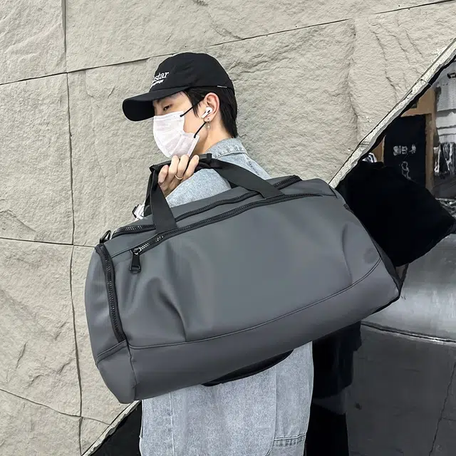 雅鹿 运动健身行李袋短途旅行 尼龙 单肩斜挎手提包 男女同款情侣款 多色