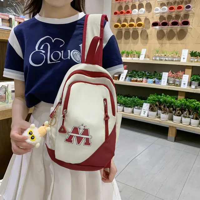 雅鹿 潮牌后背包时尚行手机 尼龙 双肩包 常规 男女同款情侣款 多色