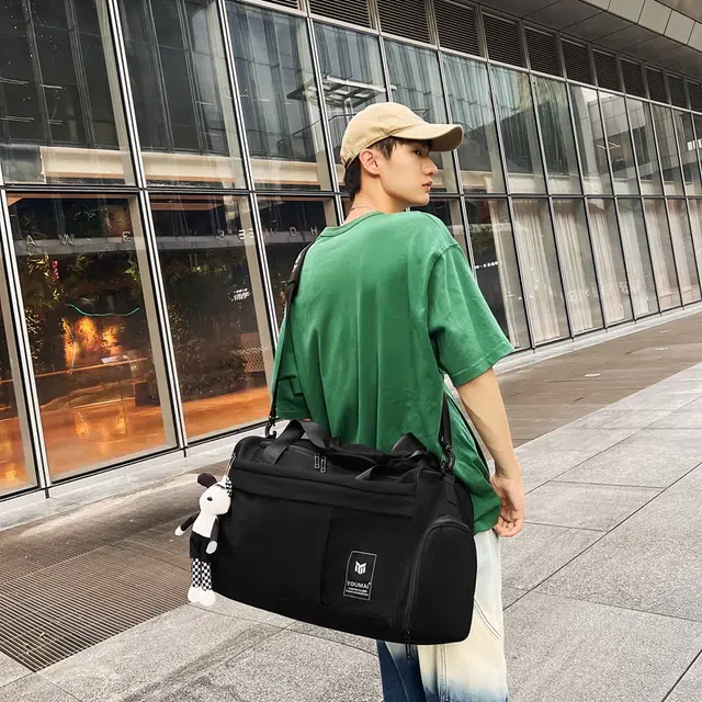 雅鹿 短途大容量收纳袋运动游泳 尼龙 旅行包 男女同款情侣款 多色