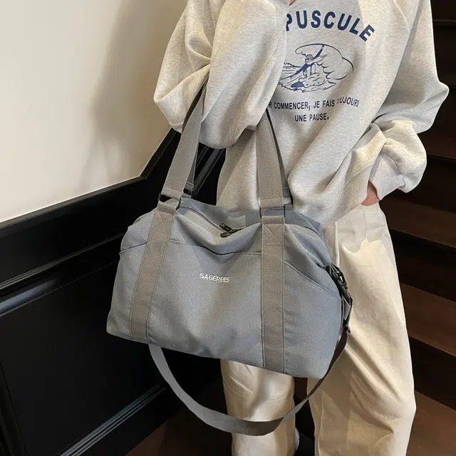 雅鹿 轻便短途旅游运动健身收纳行李袋 尼龙 旅行包 男女同款情侣款 多色