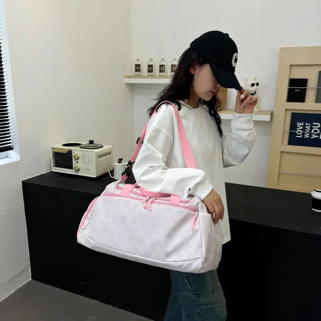 雅鹿 可套拉杆大容量运动健身瑜伽轻便收纳袋住宿 尼龙 单肩包旅行包手提包 男女同款情侣款 多色