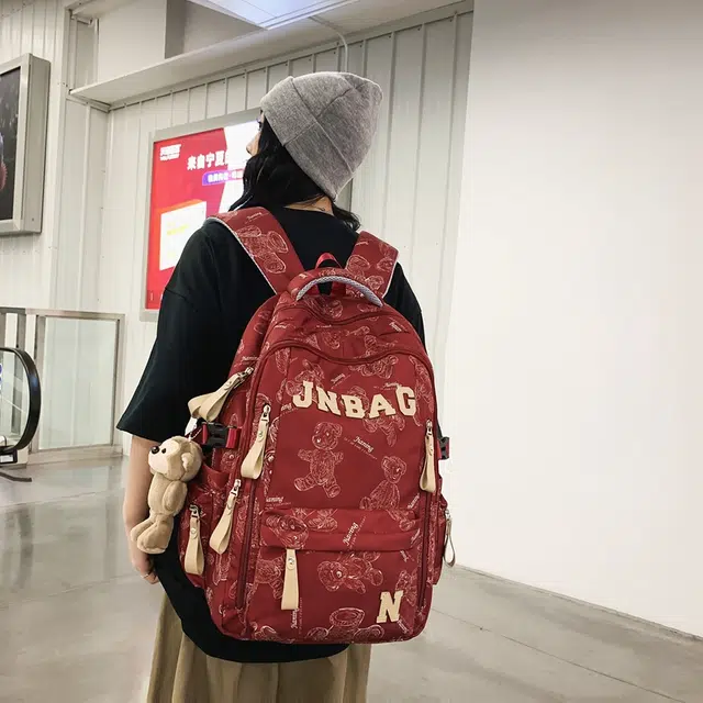 雅鹿 减负大容量旅行 尼龙 双肩包 男女同款情侣款 多色