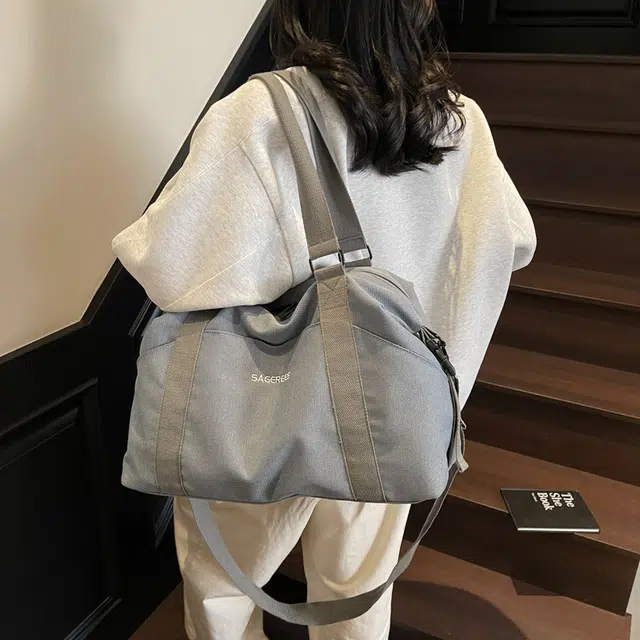 雅鹿 轻便短途旅游运动健身收纳行李袋 尼龙 旅行包 男女同款情侣款 多色