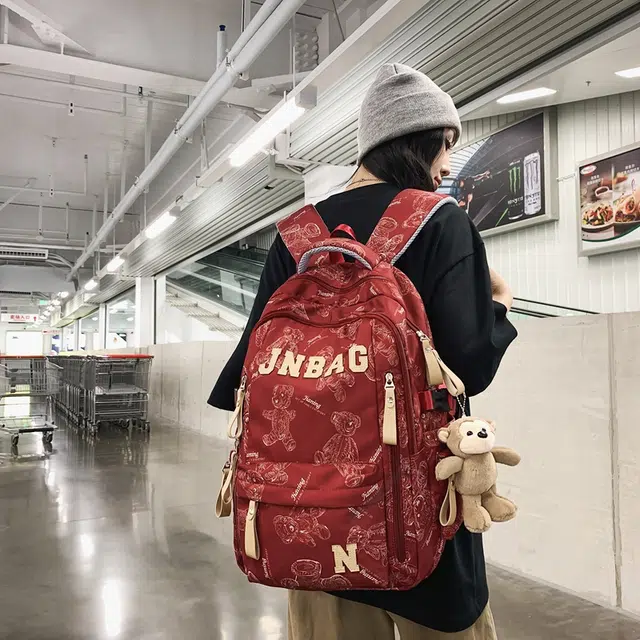雅鹿 减负大容量旅行 尼龙 双肩包 男女同款情侣款 多色