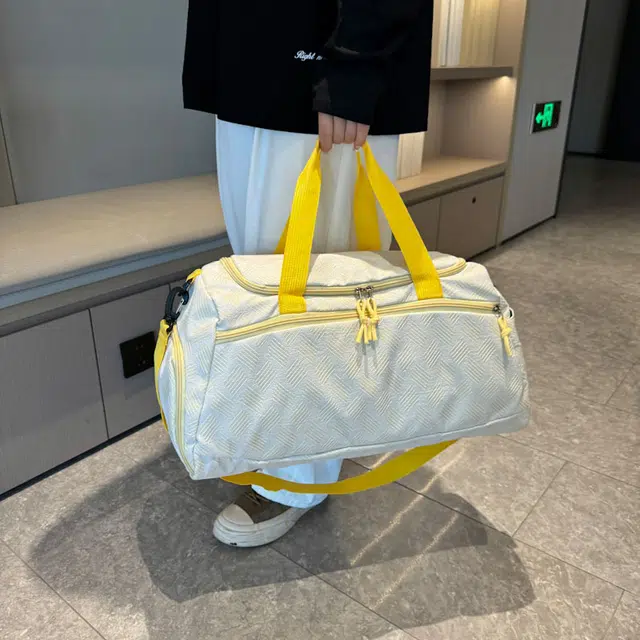 雅鹿 可套拉杆大容量运动健身瑜伽轻便收纳袋住宿 尼龙 单肩包旅行包手提包 男女同款情侣款 多色