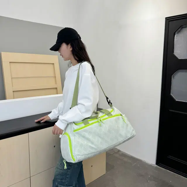 雅鹿 可套拉杆大容量运动健身瑜伽轻便收纳袋住宿 尼龙 单肩包旅行包手提包 男女同款情侣款 多色