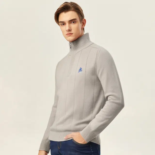 Automobili Lamborghini Embroidered Logo Wool Sweater