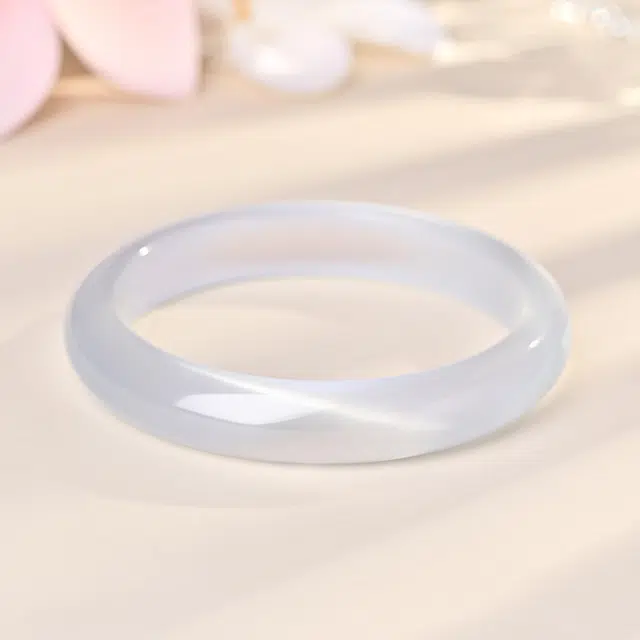庆大福 如岚轻奢系列 经典白月光 新中式国潮古色古香 旗袍汉服 贵妃镯宫延风 轻奢国风古典#好运 琉璃 手镯 女款