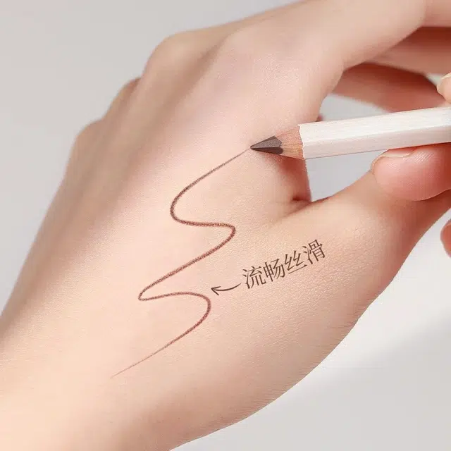 古迪 六角眉笔 根根分明自然野生眉 防水持久易上色防晕染