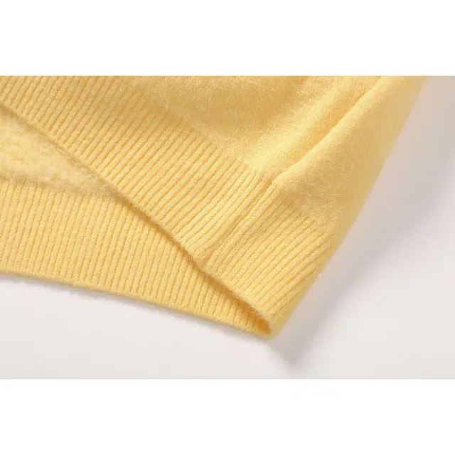 欧迪芬 软糯慵懒风宽松保暖基础款打底衫日常加厚百搭柔软舒适圆领套头毛衣 男女同款