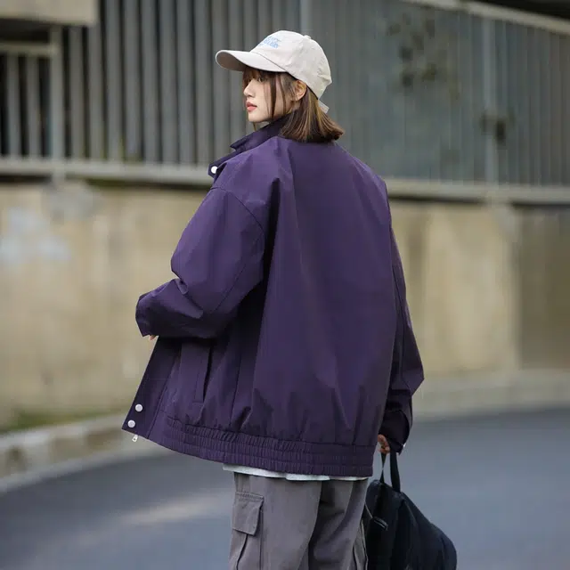 欧迪芬 户外机能风工装美式潮牌立领大口袋设计感宽松旅游百搭夹克外套 男女同款
