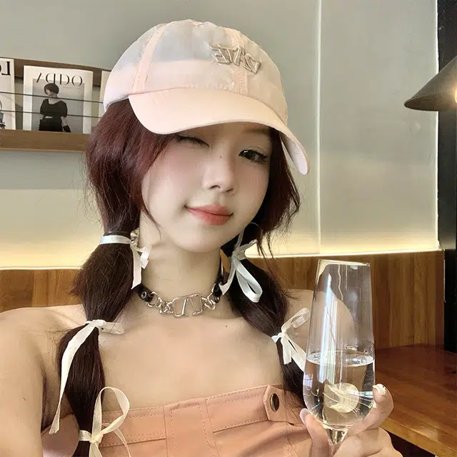 浪莎 薄荷曼波清爽夏季运动速干透气防晒遮阳户外出行薄款纯色 聚酯纤维 鸭舌帽 女款