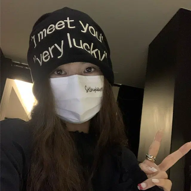 浪莎 美式甜酷大头围显脸小包头帽子单品街拍堆堆帽薄款潮人嘻哈字母套头冷帽空调帽 棉 绒线帽 男女同款情侣款