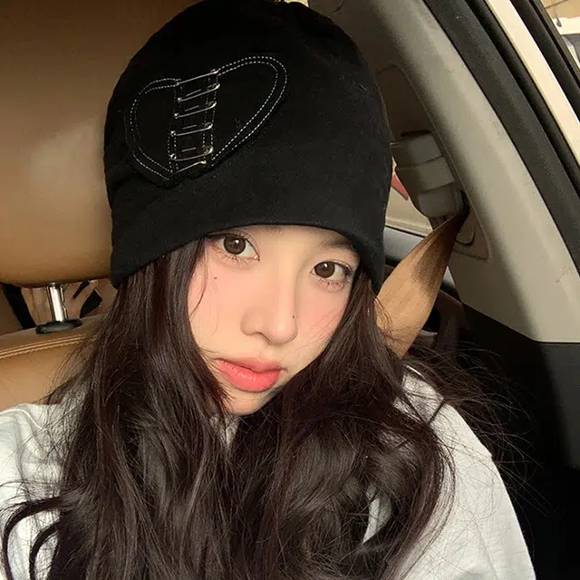 浪莎 美式复古别针爱心街头嘻哈风 棉 绒线帽 男女同款情侣款