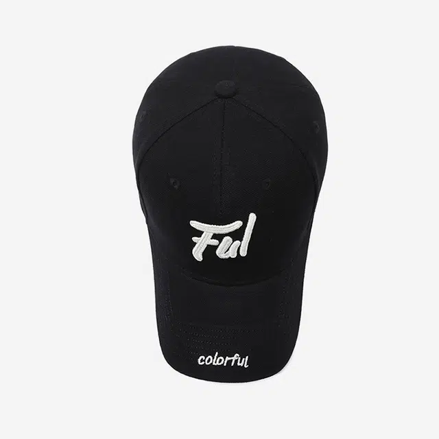 浪莎 简约纯色刺绣字母百搭出街时尚潮流 棉 鸭舌帽 男女同款情侣款