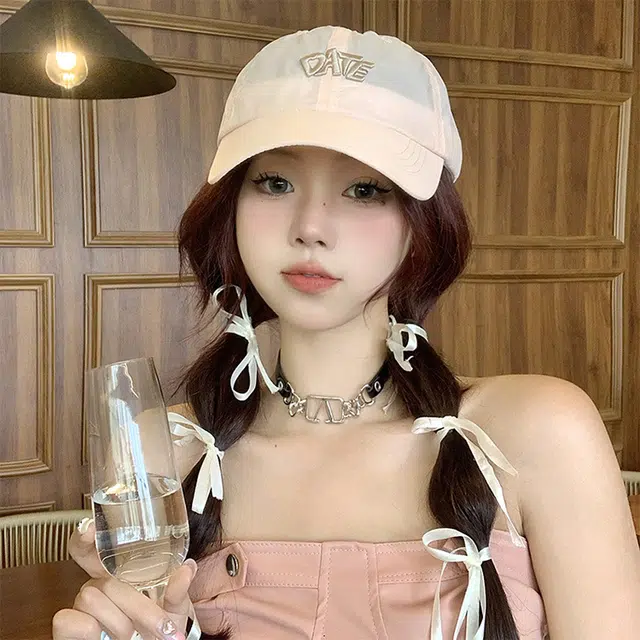 浪莎 薄荷曼波清爽夏季运动速干透气防晒遮阳户外出行薄款纯色 聚酯纤维 鸭舌帽 女款