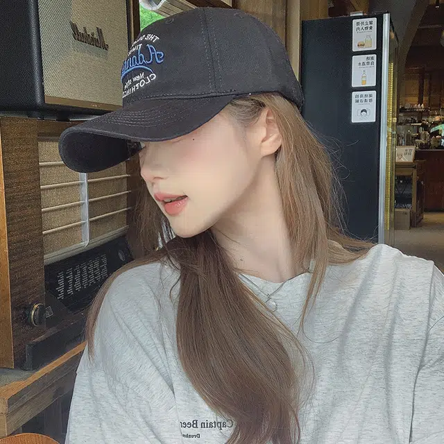 浪莎 春夏季简约立体刺绣可调节棒球帽户外出行防晒遮阳时尚百搭大头围显脸小 棉 鸭舌帽 男女同款情侣款
