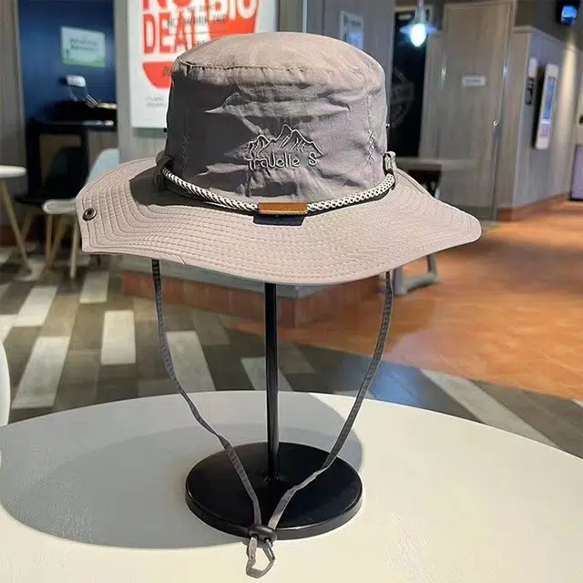 浪莎 登山露营徒步防紫外线钓鱼太阳户外透气百搭 聚酯纤维 渔夫帽 男女同款情侣款