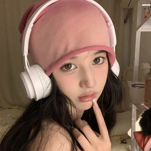 浪莎 时髦精渐变色复古堆堆帽显脸小包头帽薄款个性街拍穿搭潮酷冷帽 棉 绒线帽 男女同款情侣款