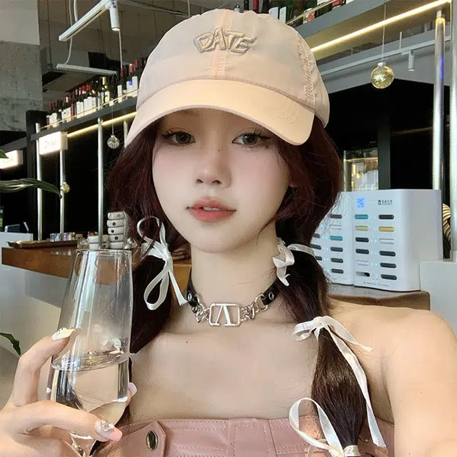 浪莎 薄荷曼波清爽夏季运动速干透气防晒遮阳户外出行薄款纯色 聚酯纤维 鸭舌帽 女款