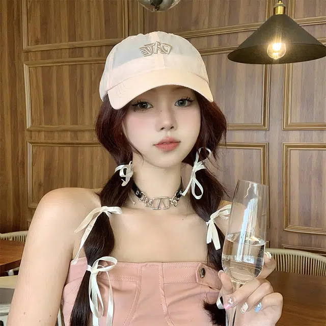 浪莎 薄荷曼波清爽夏季运动速干透气防晒遮阳户外出行薄款纯色 聚酯纤维 鸭舌帽 女款