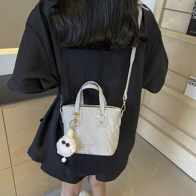 Miss Angel Crossbody Bucket Bag