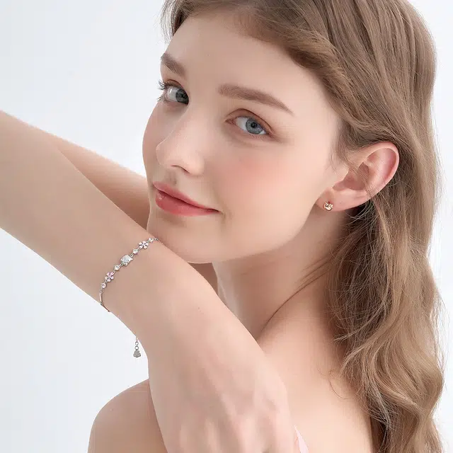 Sanrio Hello Kitty S925 Silver Bracelet