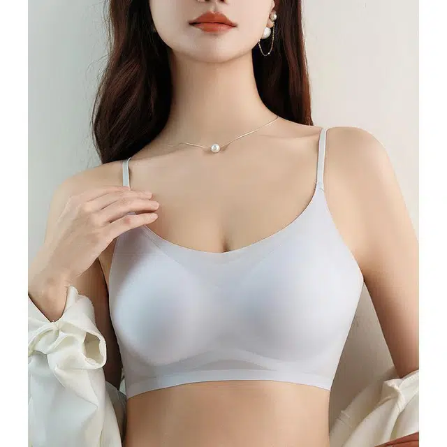 秀黛 无痕美背超薄冰丝隐形凉感小胸聚拢性感文胸 女款