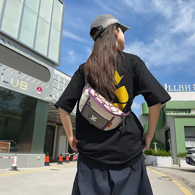 Lanyue Nylon Crossbody Waist Bag