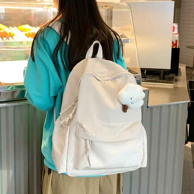 Lanyue Nylon Backpack Black/Grey