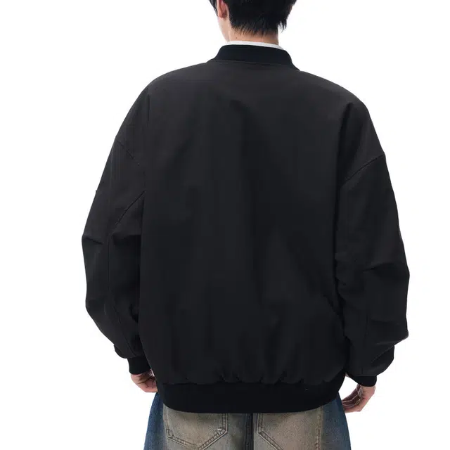 悍戈 美式复古纯色简约宽松防风保暖飞行服棒球服外套卫衣 男女同款