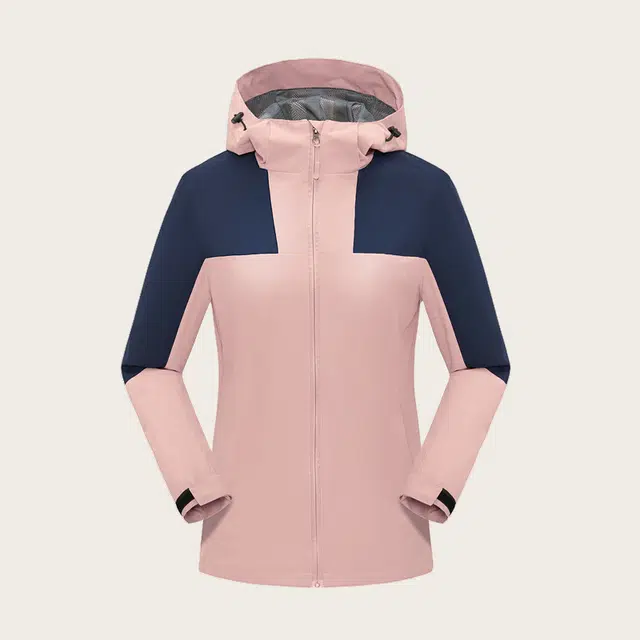 雅鹿  薄款休闲舒适  防水防风冲锋衣 男女同款