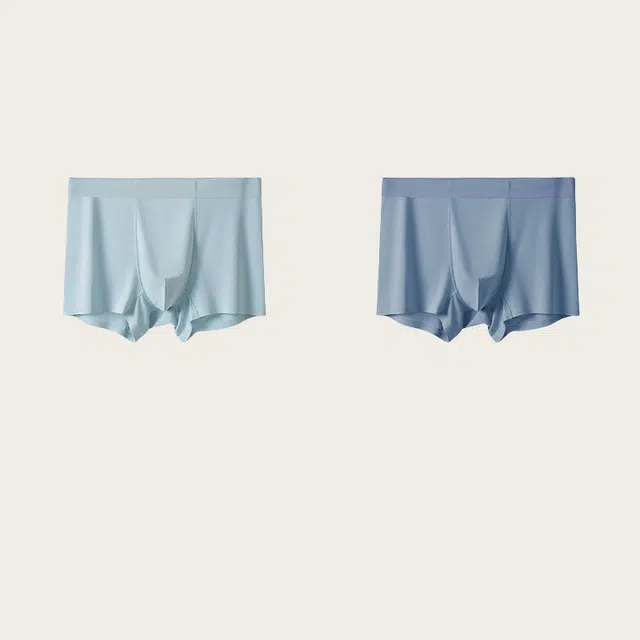 雅鹿 运动无痕平角四角裤舒适内裤 男款 组合装