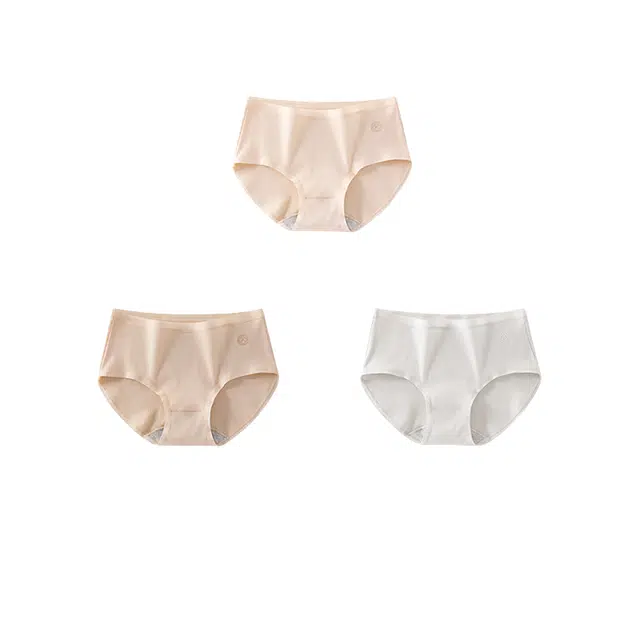 雅鹿 舒适无痕中腰三角女士透气内裤 女款 组合装