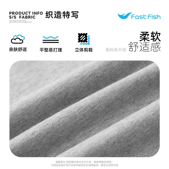 快鱼 美式百搭连帽半开襟叠穿休闲外套潮牌宽松抗皱简约高级感时尚运动卫衣 男女同款