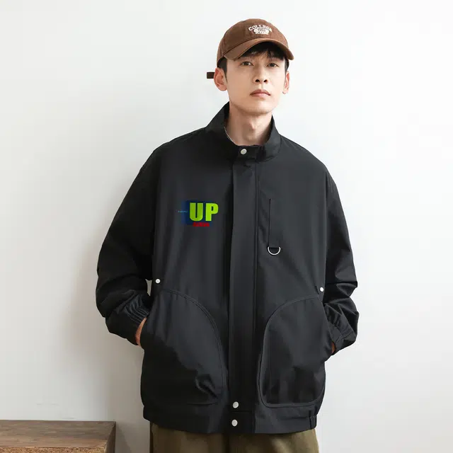 快鱼 户外山系工装风简约休闲夹克外套 男女同款