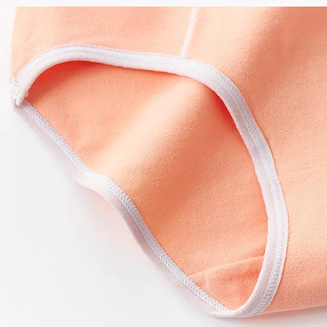 棉基因 柔软亲肤舒适吸湿透气中高腰提臀收腹性感弹力大码纯棉抑菌裆底裤高弹不勒贴身三角内裤 女款 组合装