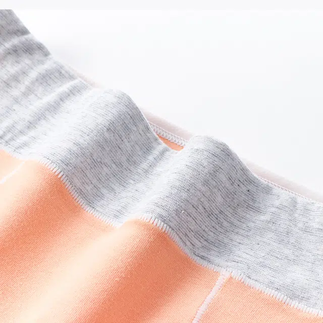 棉基因 柔软亲肤舒适吸湿透气中高腰提臀收腹性感弹力大码纯棉抑菌裆底裤高弹不勒贴身三角内裤 女款 组合装