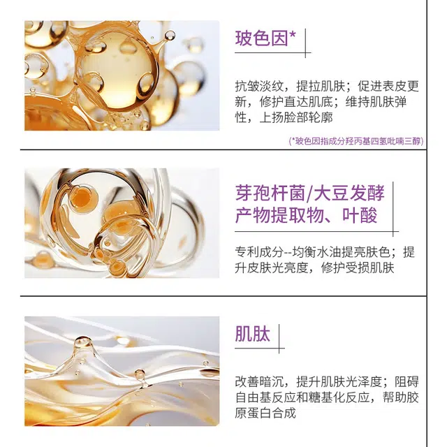 致朵 玻色因肌肽逆龄抗皱护肤套装 保湿修护控油提亮收缩毛孔淡化细纹淡斑淡纹清爽滋润紧致维稳舒缓补水