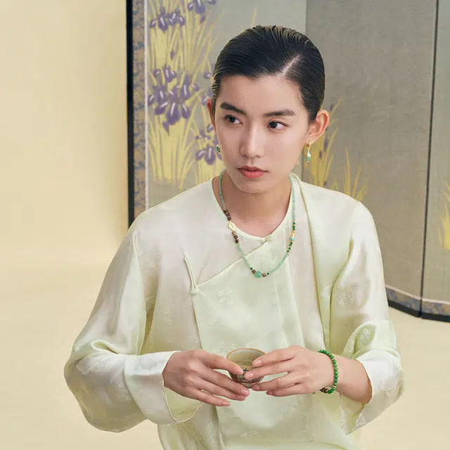 合璧 瓶步青云春瓶#好运 东陵玉 串珠项链 女款