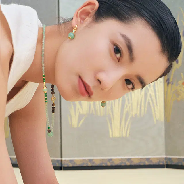 合璧 瓶步青云春瓶#好运 东陵玉 串珠项链 女款