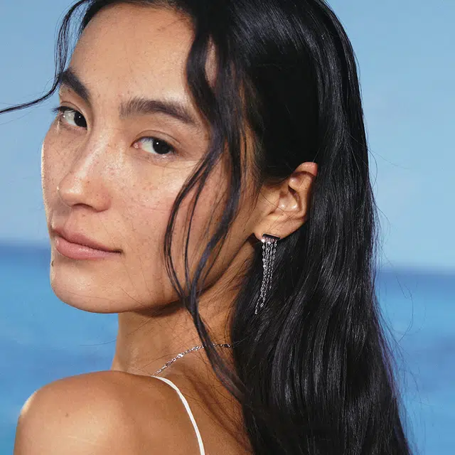 合璧 白沙度假 波光流苏耳饰 铜镀金 耳环 女款