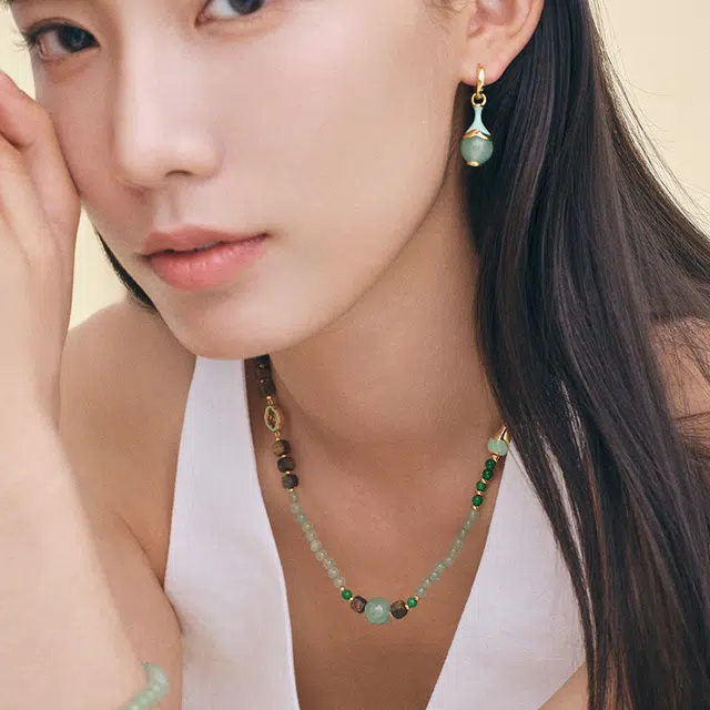 合璧 瓶步青云春瓶#好运 东陵玉 串珠项链 女款