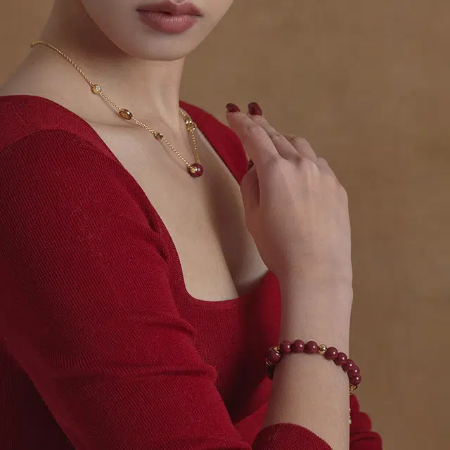 合璧 福禄来葫芦#好运 朱砂 手串 女款
