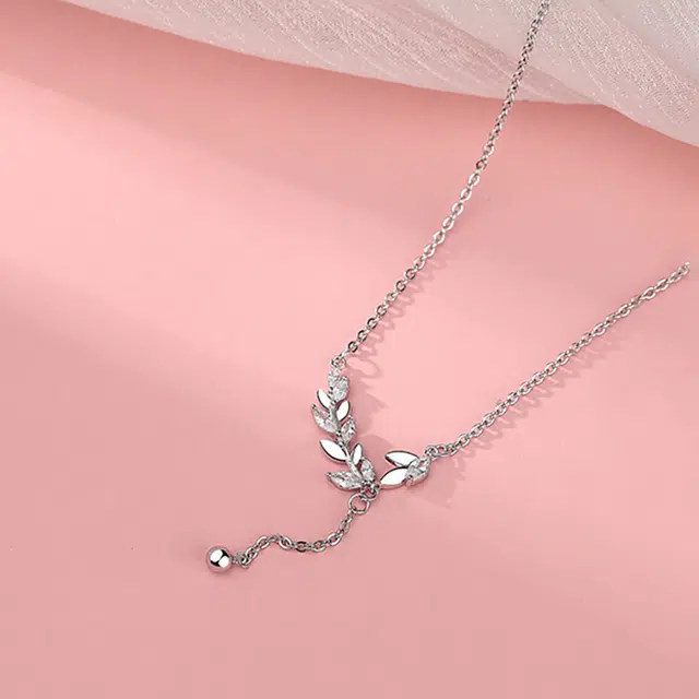 【纯银999|穗穗平安】 京华录 麦穗 年年有你 风吹穗色盈 蝉鸣夏拾忙 精致优雅气质锁骨链 校园通勤日常简约百搭吊坠 足银 项链 女款