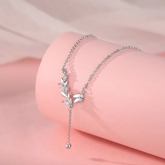 【纯银999|穗穗平安】 京华录 麦穗 年年有你 风吹穗色盈 蝉鸣夏拾忙 精致优雅气质锁骨链 校园通勤日常简约百搭吊坠 足银 项链 女款