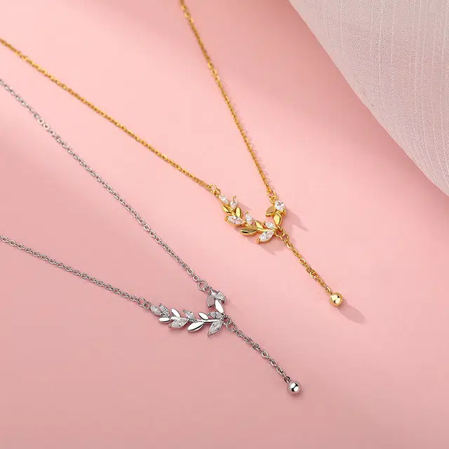 【纯银999|穗穗平安】 京华录 麦穗 年年有你 风吹穗色盈 蝉鸣夏拾忙 精致优雅气质锁骨链 校园通勤日常简约百搭吊坠 足银 项链 女款