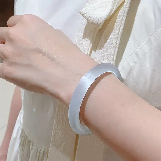 【招财貔貅】 京华录 白月光新中式 国潮复古宫廷风汉服古色显白 温柔气质 精致优雅大气 百搭平安顺遂#好运 礼盒款 玻璃猫眼 手镯 女款